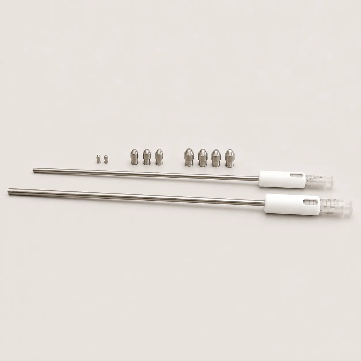 GlobePharma unit-dose powder sampler probes with interchangeable sample dies